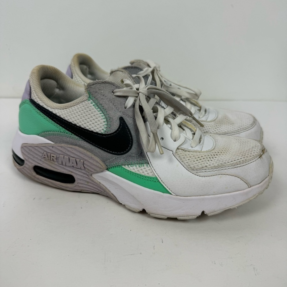 Women's Nike Air Max Excee Sneakers White / Green / Purple Size 8.5 cd5432-113